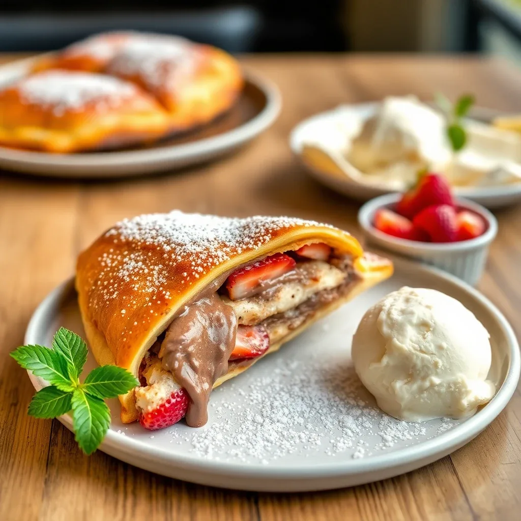 Nutella Calzone Dessert